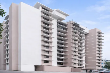 Exterior of Zest Marol Hub, an executive PG in Andheri East near Marol Metro